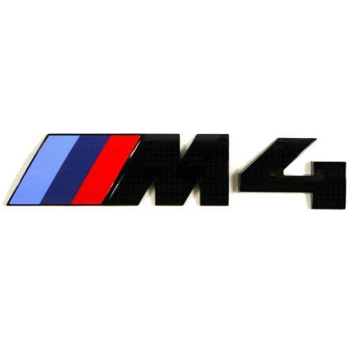 BMW M4 Logo - Original BMW M4 Emblem / Aufkleber / Plakette Schriftzug