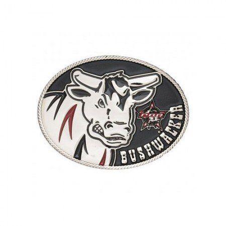 Bushwacker Logo - Montana Silversmiths PBR Bushwacker Profile Buckles