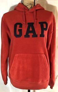 Red Navy Logo - Gap Women's Pullover Fleece Hoodie Sweatshirt Size XS Red Navy Logo