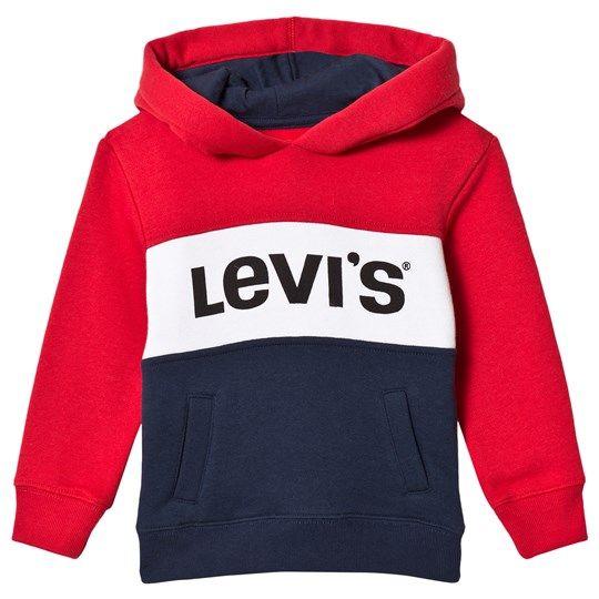Red Navy Logo - Levis Kids and Navy Logo Color Block Hoodie