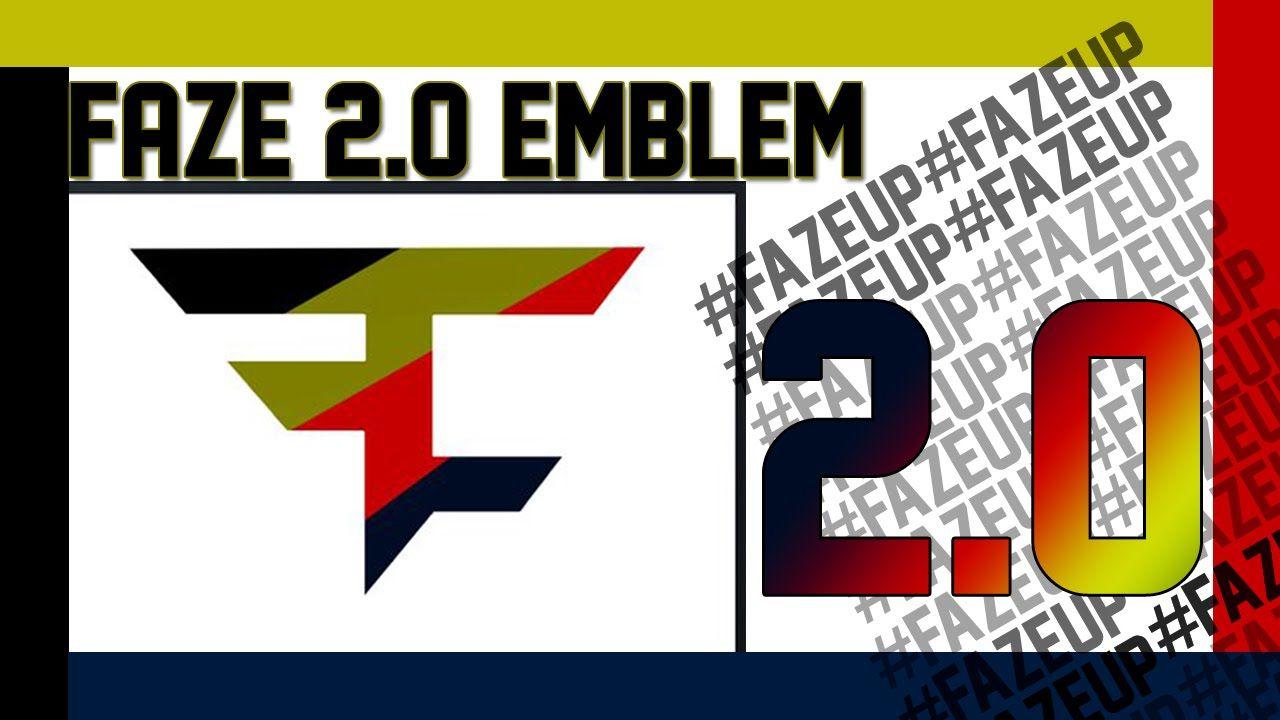 FaZe Clan 2.0 Logo - Black Ops 3 | 2.0 FaZe Clan Logo | Emblem Tutorial - YouTube