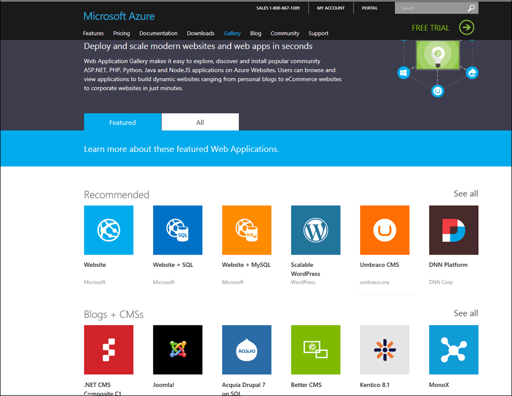 Azure Web App Logo - Azure Web Application Gallery on azure.microsoft.com | Blog ...