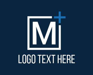 White and Blue M Logo - Letter M Logos. The Logo Maker