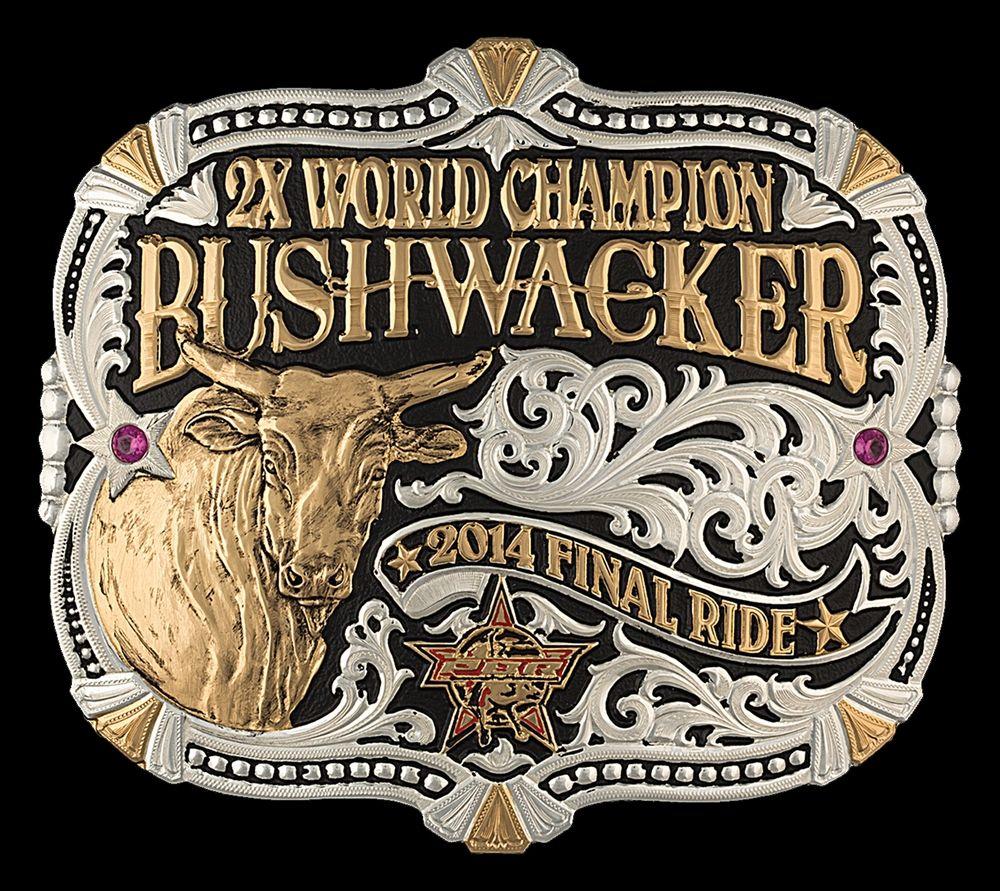 Bushwacker Logo - PBR Bushwacker Commemorative Buckle