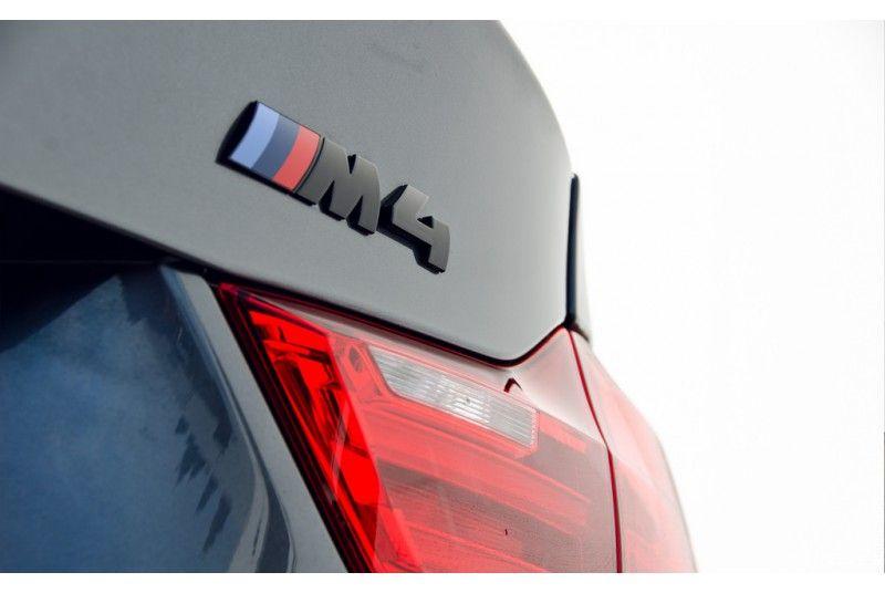 BMW M4 Logo - Black Painted M4 Trunk Emblem for 2014+ BMW M4 [F82/F83]