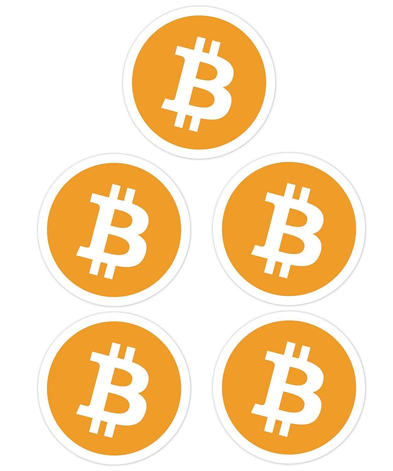 Weatherproof Logo - Amazon.com: Bitcoin BTC Official Logo Cryptocurrency Vinyl Sticker ...