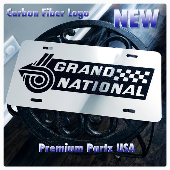 Weatherproof Logo - Buick Grand National Custom License Plate Weatherproof Logo