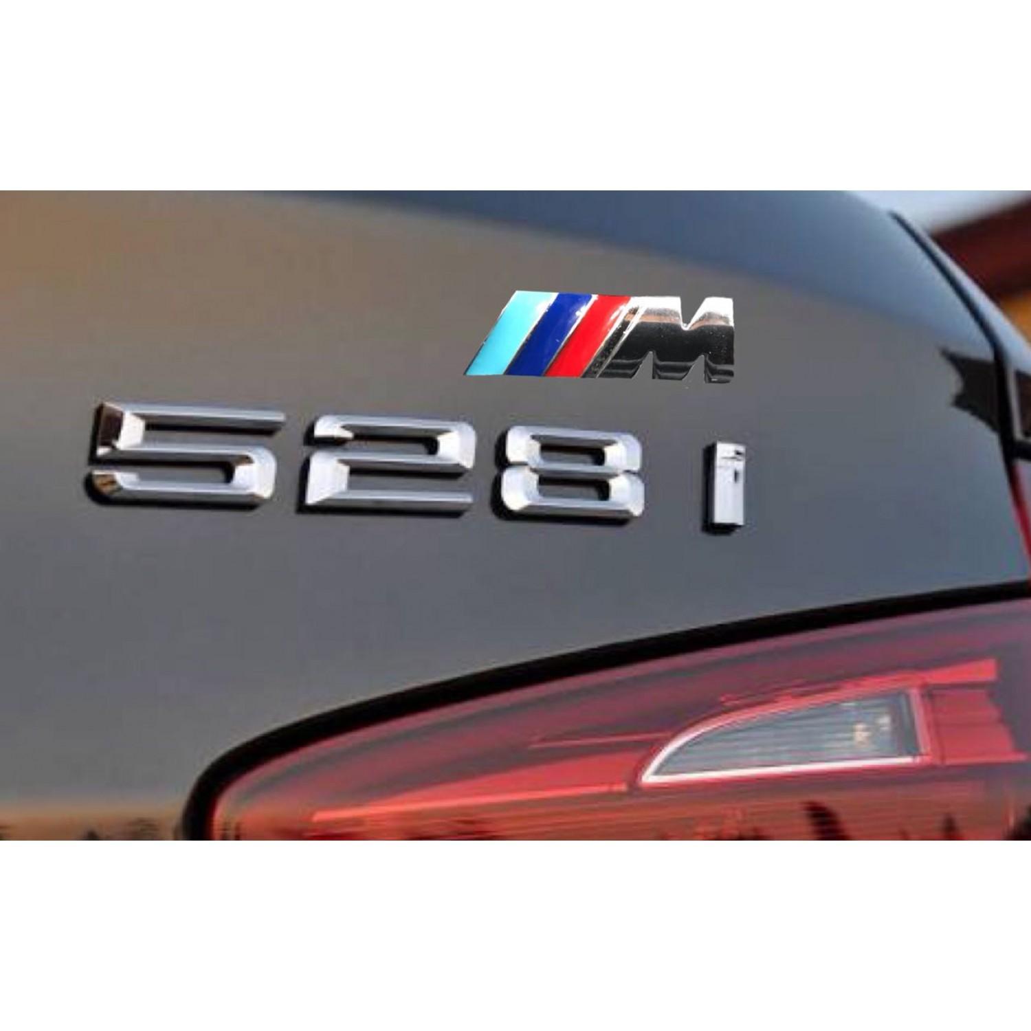 BMW M Series Logo - 3D Metal BMW M Series Logo Decal Emblem Bedge Sticker Chrome ...