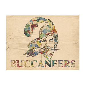 Tampa Bay Buccaneers Old Logo - Tampa Bay Buccaneers Old Logo Painting by Florian Rodarte