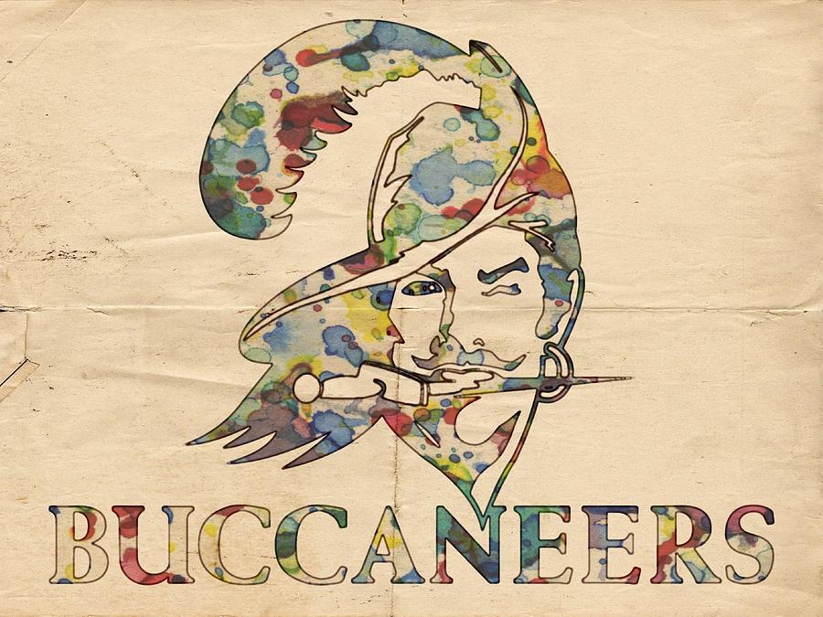 Tampa Bay Buccaneers Old Logo - Tampa Bay Buccaneers Old Logo Painting by Florian Rodarte