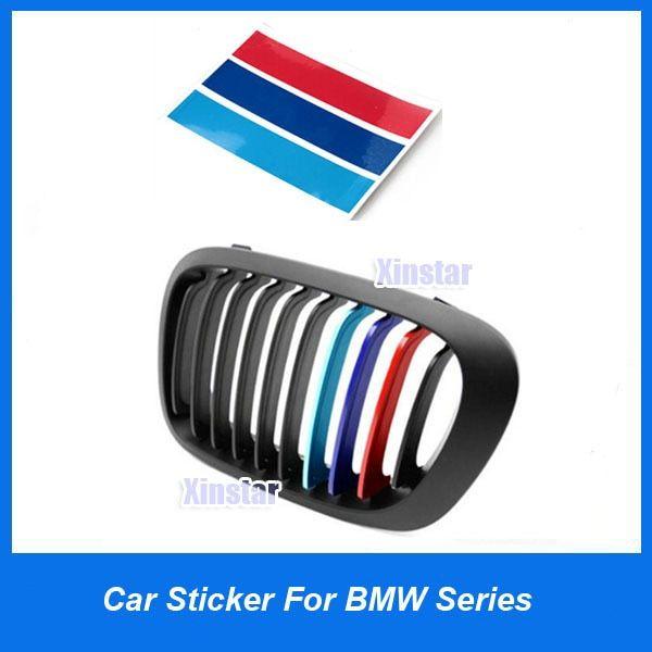 BMW M Series Logo - Car Sticker Car front grill badge ///M 3 colors emblem sticker for ...