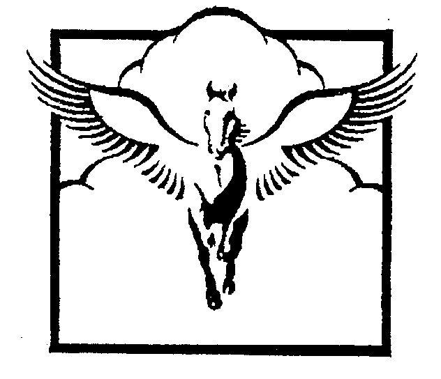 Black Winged Horse Logo - Flying horse Logos