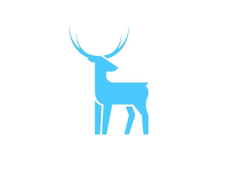 Blue Animal Logo - Designer Creates Clean, Minimalist Animal Logos And Shares His ...