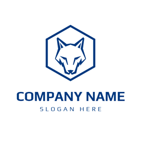 Blue Animal Logo - Free Animal Logo Designs & Pet Logo Designs. DesignEvo Logo Maker