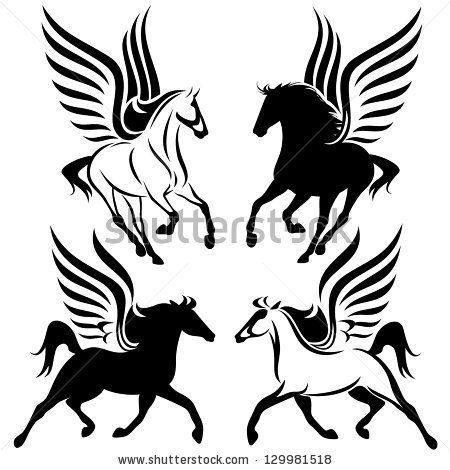 Black Winged Horse Logo - Pin by J.L. Jones on 5th Grade Graduation Ideas | Pinterest | Winged ...