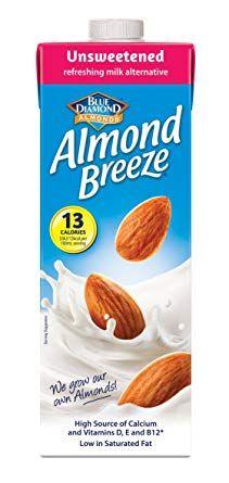 Blue Diamond Almond Breeze Logo - Blue Diamond Almond Breeze Unsweetened Almond Milk, 1l: Amazon.co.uk ...