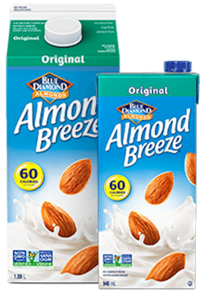 Blue Diamond Almond Breeze Logo - Almond Breeze
