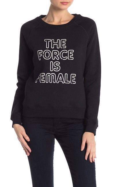 Nordstrom NS Logo - Rebecca Minkoff | The Force Is Female Graphic Sweatshirt | Nordstrom Rack