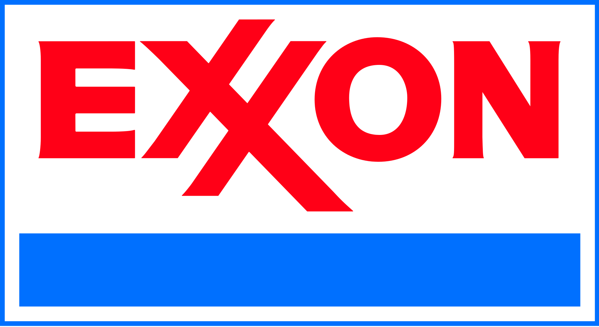 Exxon Logo - File:Exxon logo.svg - Wikimedia Commons