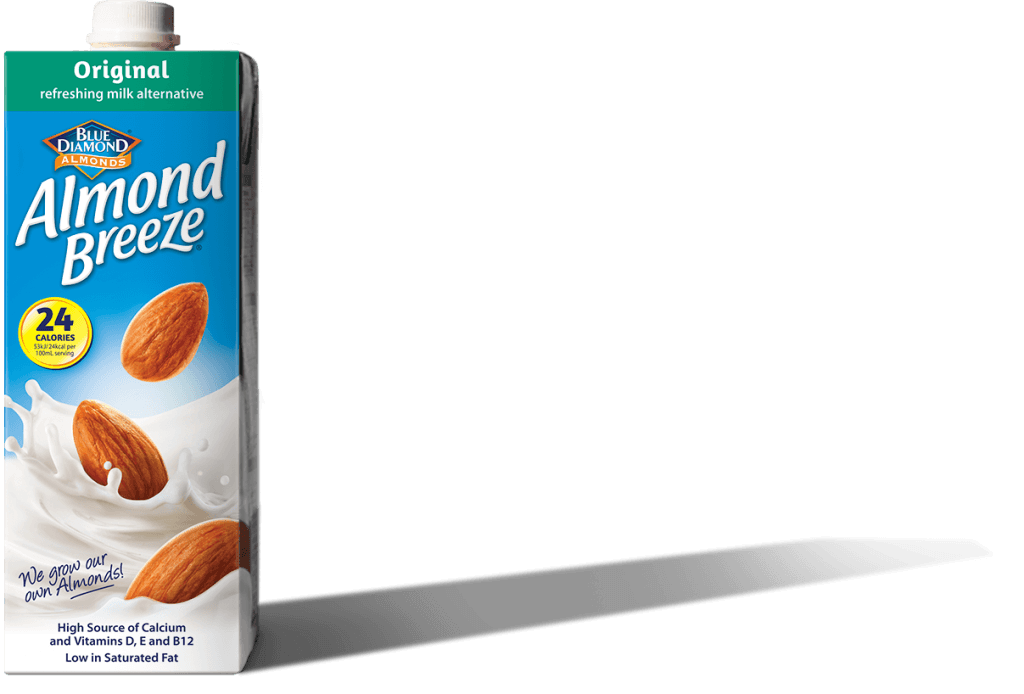 Blue Diamond Almond Breeze Logo - Original Almond Breeze - Blue Diamond Almonds