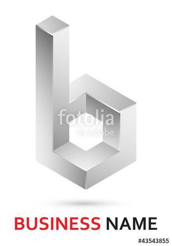 Lowercase Letter B Logo - Alphabet logo design - abstract lowercase letter b (part of set ...