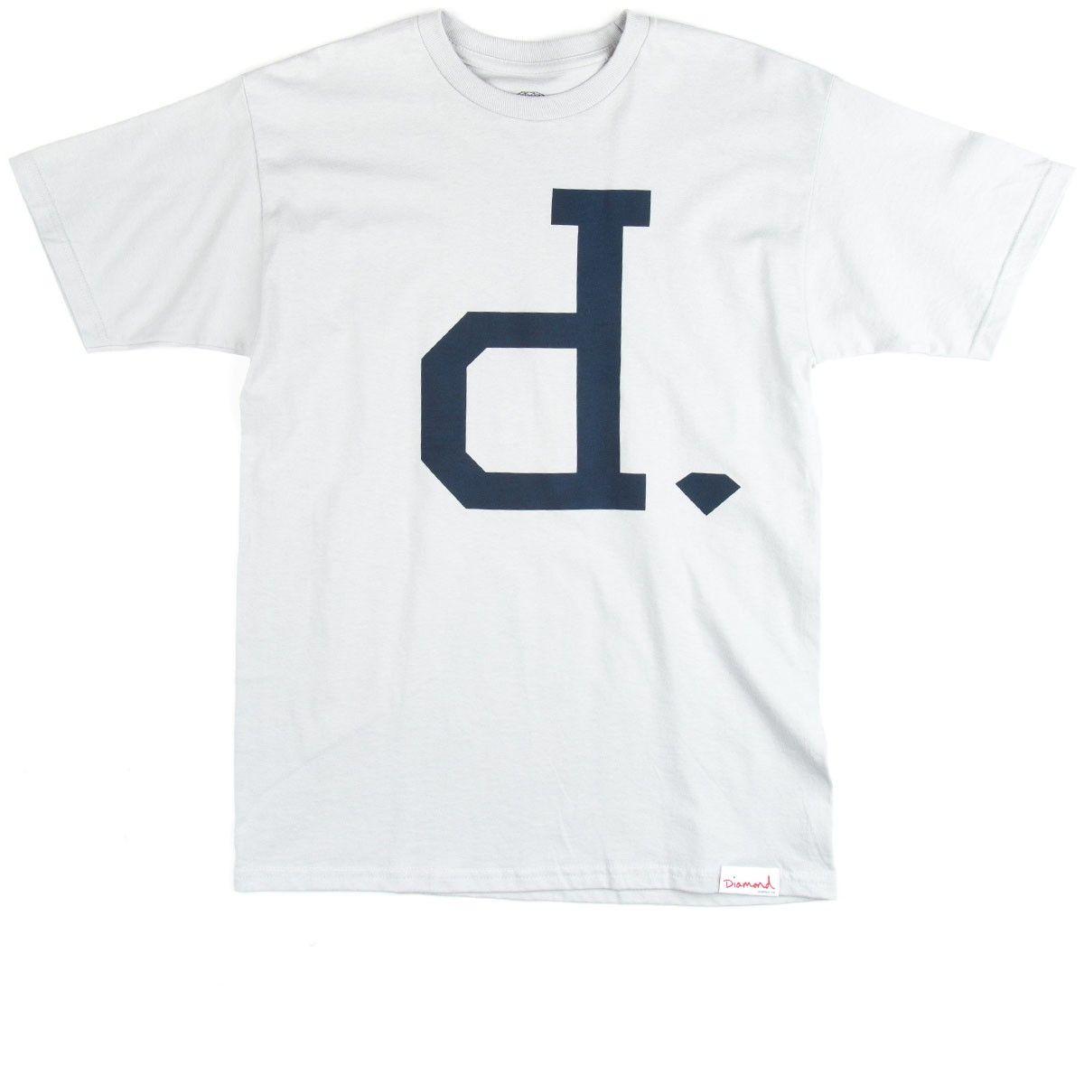Diamond Supply Co D- Logo - Diamond Supply Co. Tonal UN Polo T-Shirt - Silver