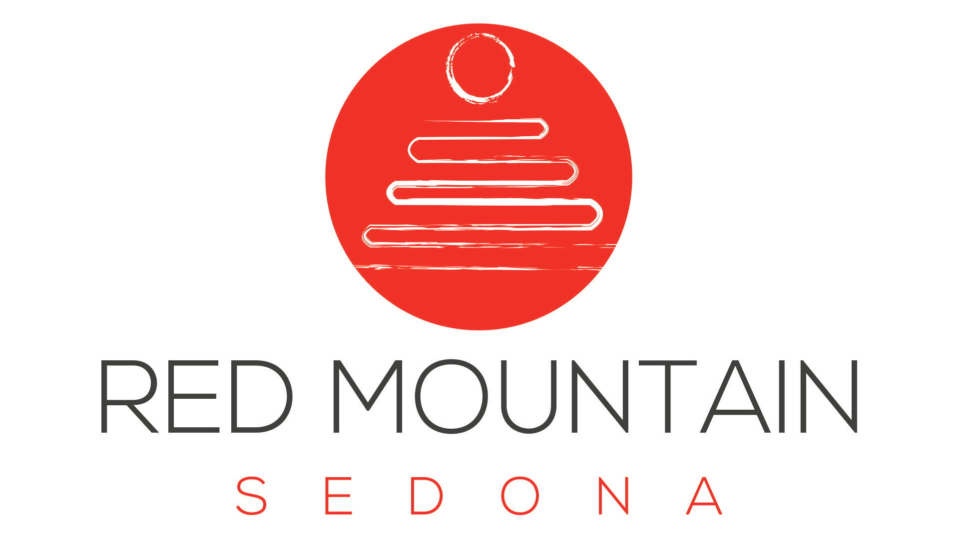 Red Mountain in Circle Logo - Red Mountain Sedona | All Kinds of Therapy