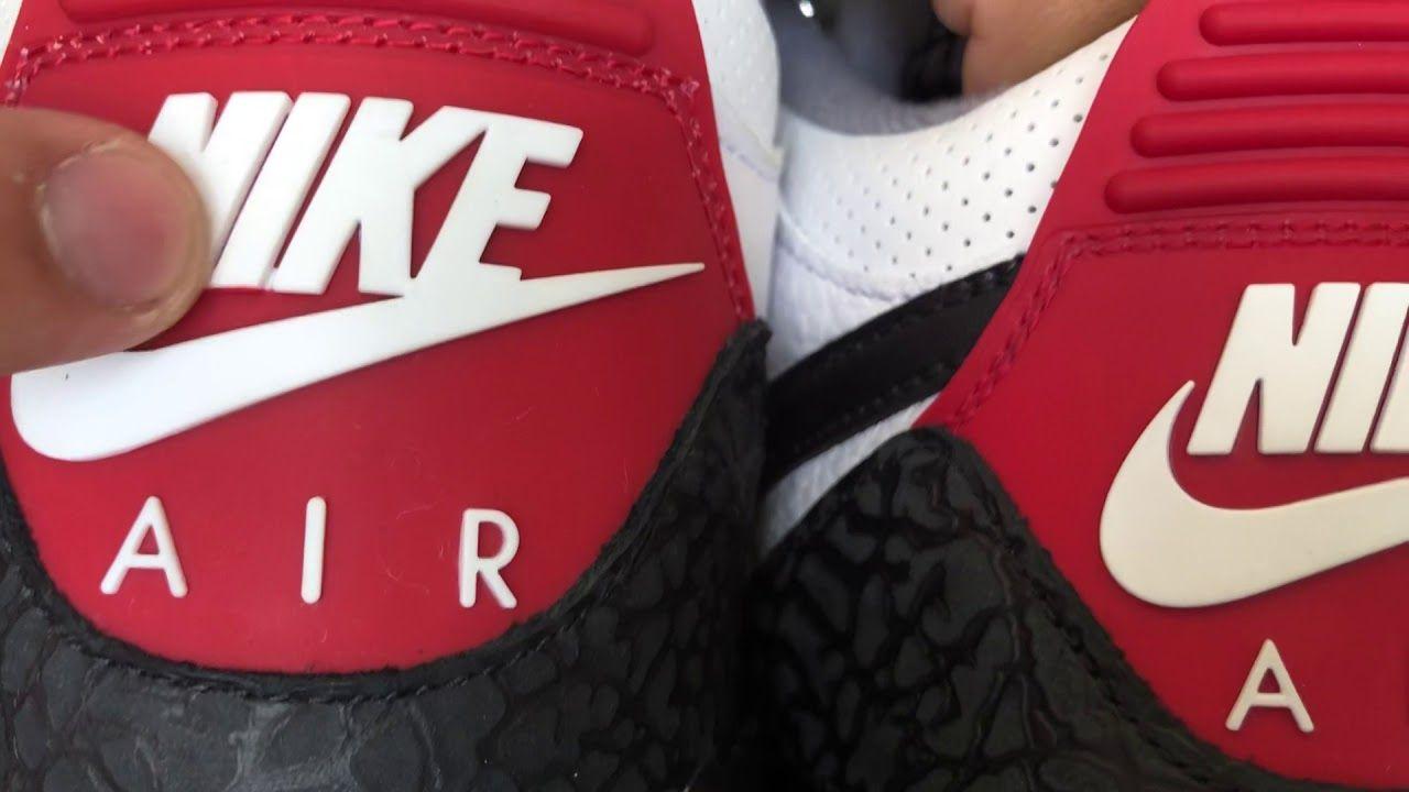 Jordan Real vs Fake Jordan Logo - Real vs fake comparison of Nike air Jordan 3 “Tinker” from ...
