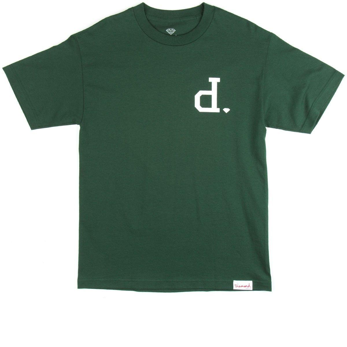 Diamond Supply Co D- Logo - Diamond Supply Co. Un-Polo T-Shirt - Hunter Green