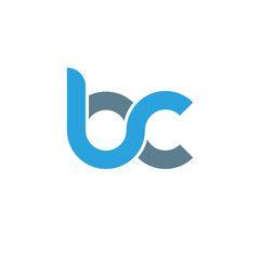 Lower Case B Logo - Initial letter el modern linked circle round lowercase logo blue