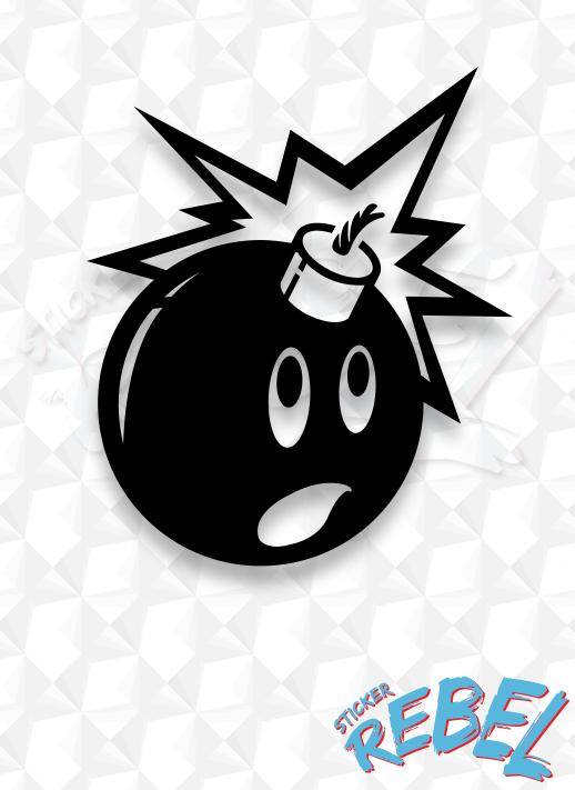 Hundreds Bomb Logo - the hundreds adam bomb stickers | Sticker Rebel