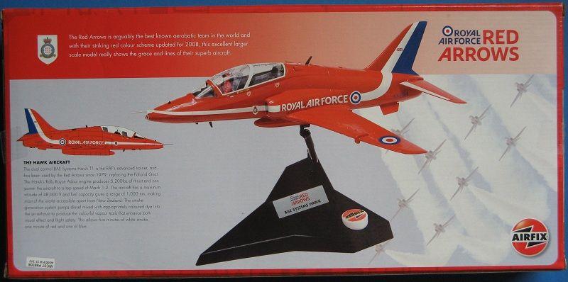 White Box with Red Arrows in Logo - Airfix 1/48 Red Arrows Hawk (A50031) in-box review - - The Airfix ...