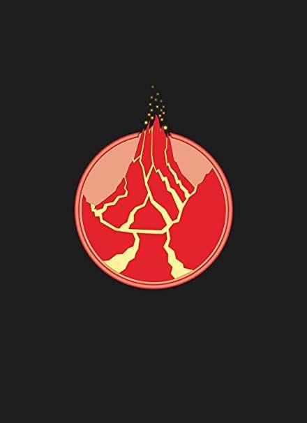 Red Mountain in Circle Logo - Amazon.com: Max-Pro 50 ICONIC ELEMENTAL Fire Symbol RED Mountain ...