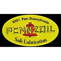 Pennzoil Logo - Pennzoil Logo Safe Lubrication Neon Sign – Neon Sign Inc