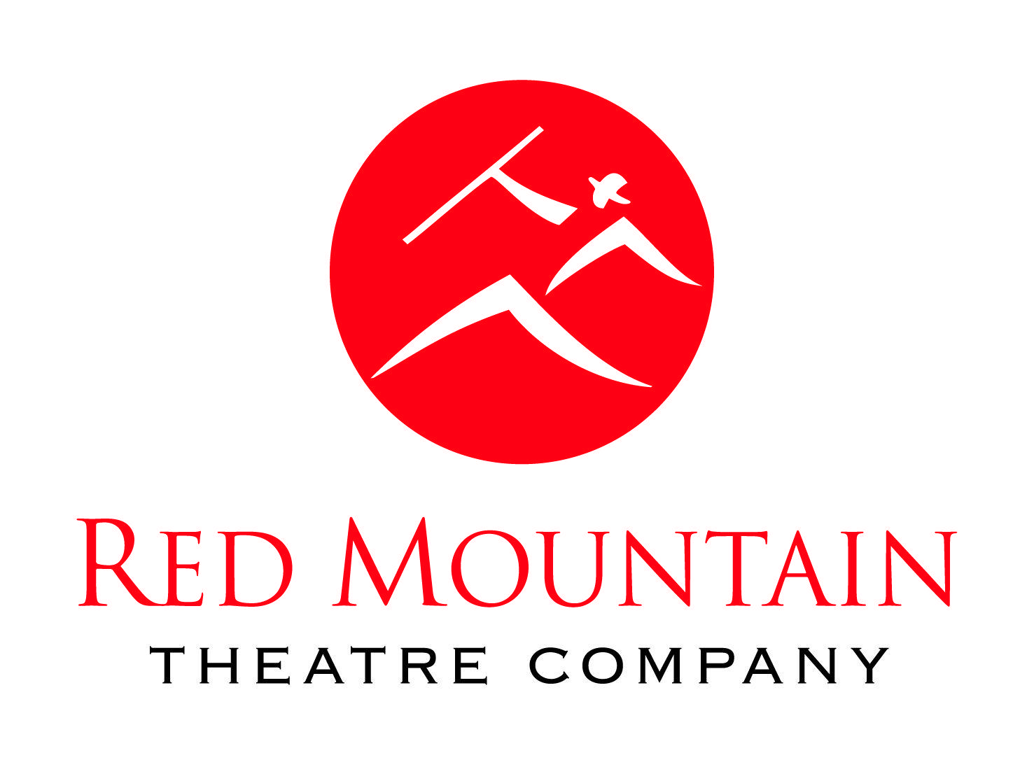 Red Mountain in Circle Logo - Red Mountain Theatre Company