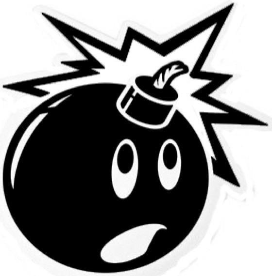The Hundreds Adam Bomb Logo - Adam Bomb, The Hundreds - Die Cut Vinyl Sticker Decal – Sticky Addiction
