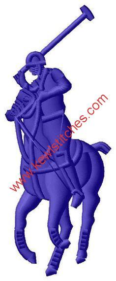 Polo Horse Logo - Polo Horse Pony Logo Embroidery Design