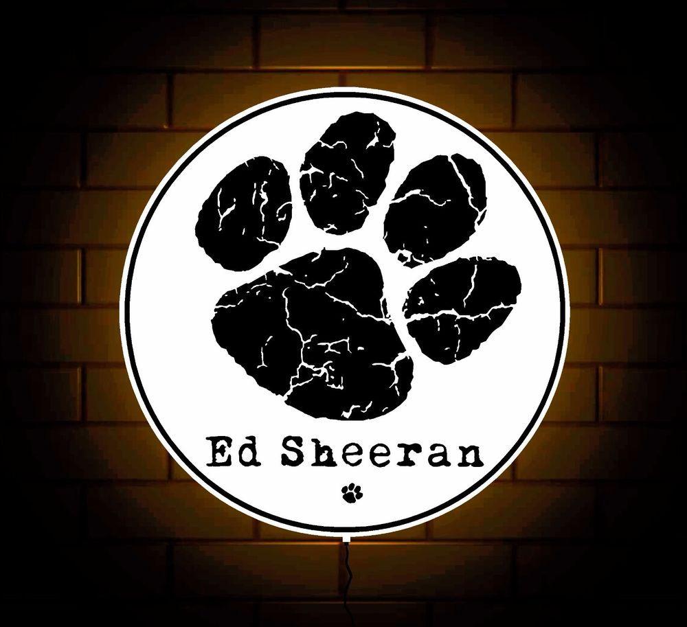 Ed Sheeran Logo - ED SHEERAN LOGO BADGE SIGN LED LIGHT BOX GIRLS BEDROOM BIRTHDAY XMAS ...