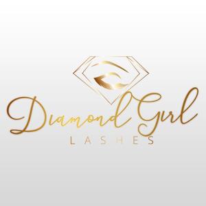 Diamond Girl Logo - Diamond Girl Lashes Logo Design | Envisage Design Services