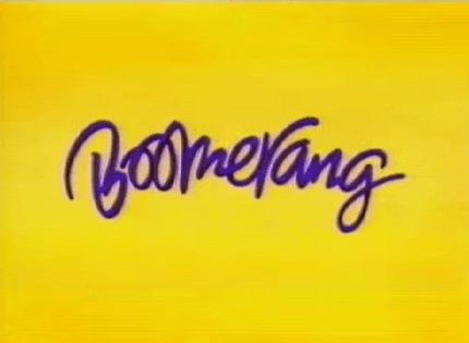 Boomerang Europe Logo - Boomerang Europe logo (yellow)