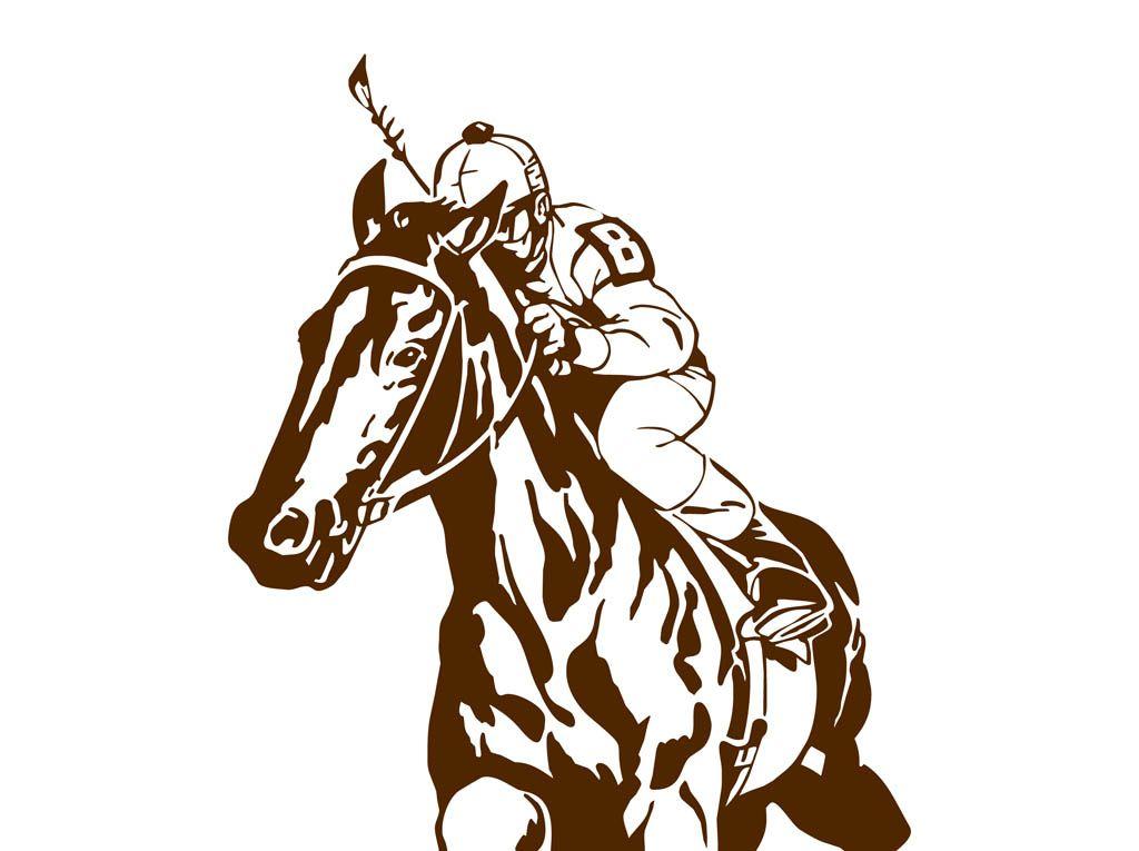 Polo Horse Logo - Horse and jockey. steeplechase. Horses, Kentucky Derby, Horse picture
