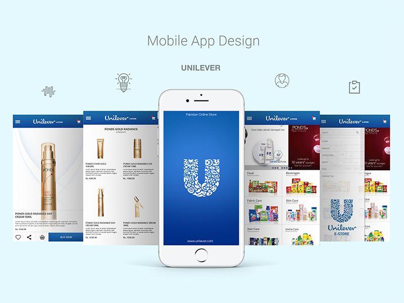 Unilever Mobile App Logo - Unilever App Design