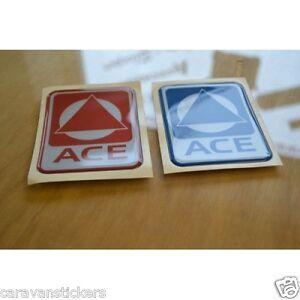 eBay Old It Logo - ACE - (RESIN DOMED) Logo Caravan Badge Sticker Decal Graphic
