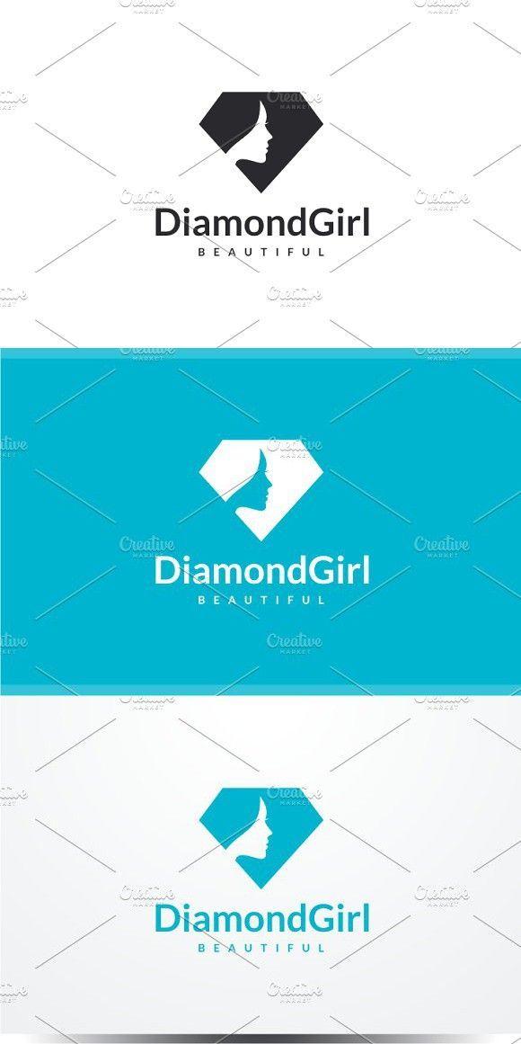 Diamond Girl Logo - Diamond Girl Logo | Feminine Design | Diamond girl, Logos, Design