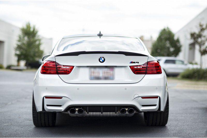 BMW M4 Logo - Black Chrome M4 Trunk Emblem for 2014+ BMW M4 [F82/F83]