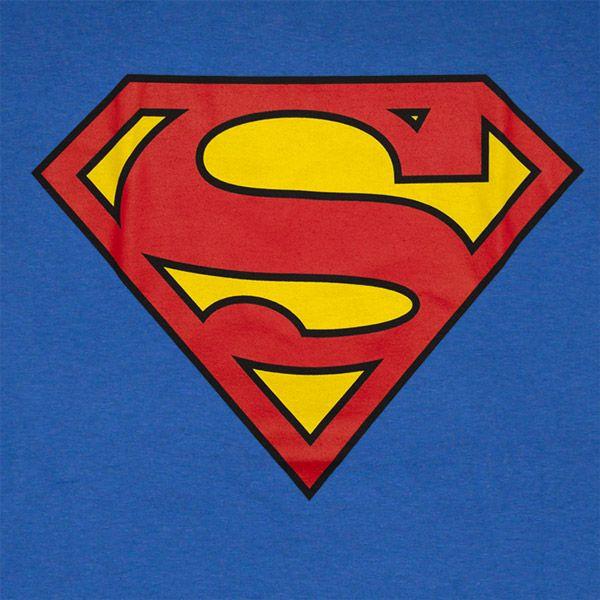 Royal Blue Superman Logo - Superman Classic Shield Logo Royal Blue Graphic T-Shirt