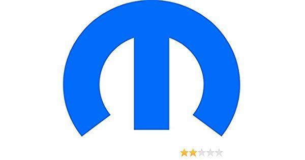 White and Blue M Logo - DODGE MOPAR M LOGO VINYL STICKERS SYMBOL 5.5 DECORATIVE