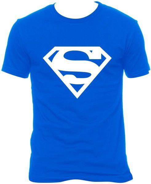 Royal Blue Superman Logo - Superman Logo Royal Blue Round Neck T-Shirt For Unisex