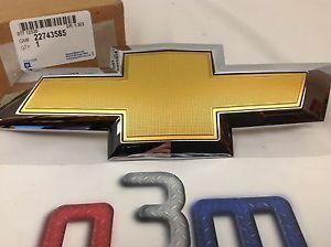 2018 Chevrolet Logo - 2014 2018 Chevrolet Impala Front Grille Gold / Chrome Bow Tie Emblem