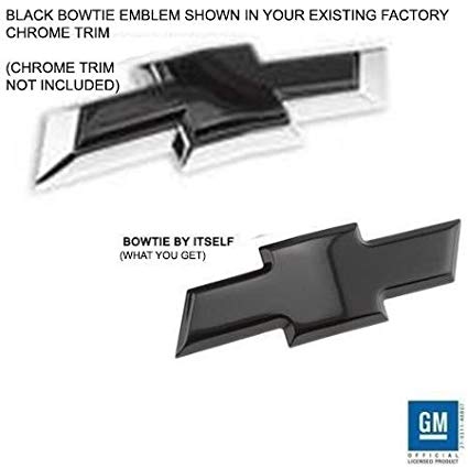 2018 Chevrolet Logo - Billet Bowtie Front Emblem Insert Black 2018